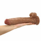 10 inch brown dildo with suction