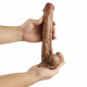 10 inch brown dildo with suction