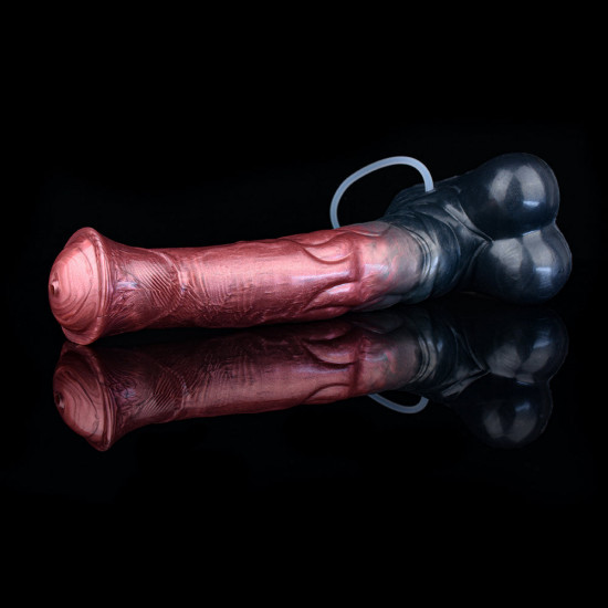 10.59 inch ejaculation liquid silicone fantasy dildo