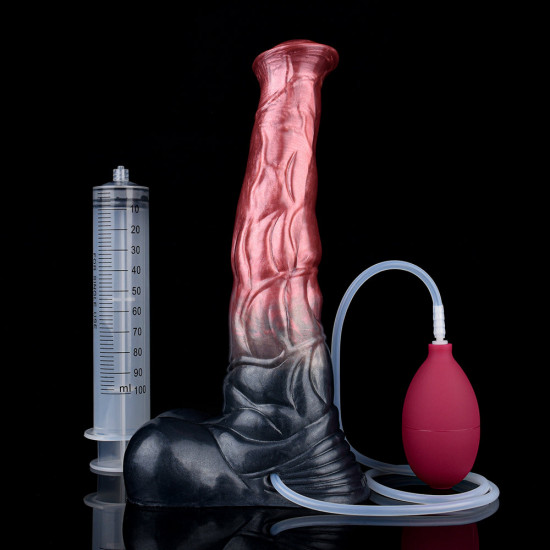 10.59 inch ejaculation liquid silicone fantasy dildo