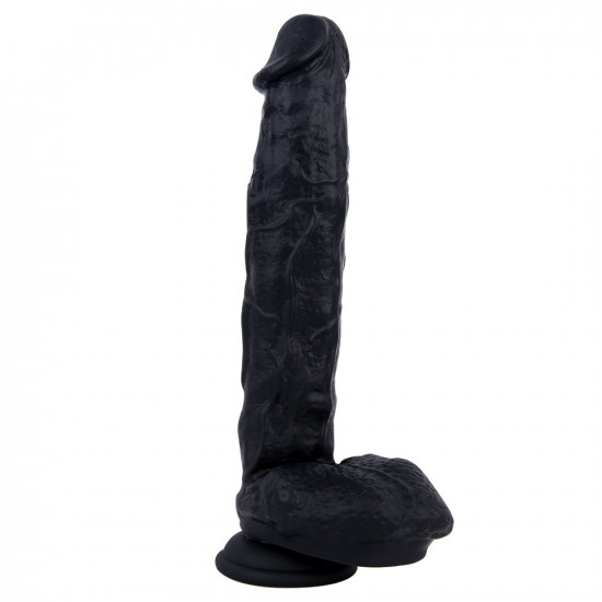 10 inch black large silicone dildo