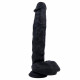 10 inch black large silicone dildo