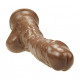 10 inch brown realistic penis suction cup