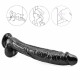 12 inch large black dildo long thick