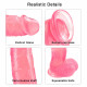 10 inch crooked mouth pink dildo