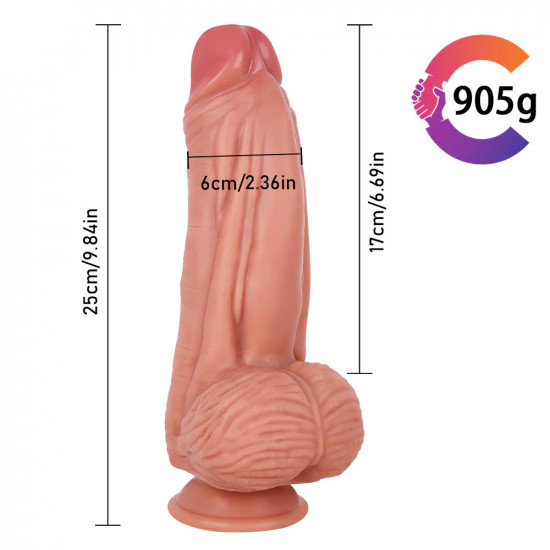 10 inch strap on dildo silicone big