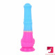 10.24in colorful horse dildo anal sex toy for bdsm sex game
