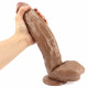 12 inch brown pvc  penis