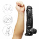 11 inch huge black realistic dildo