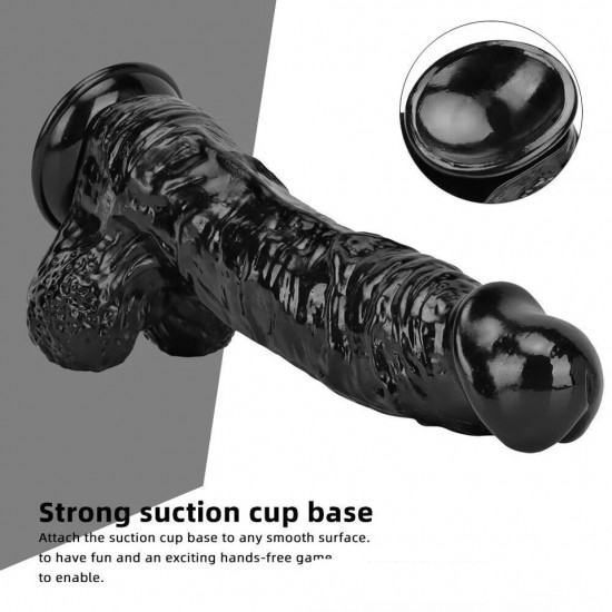 11 inch huge black realistic dildo