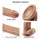 12 inch big head brown dildo