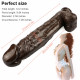 12 inch big head coffee dildo