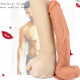 12 inch waterproof soft silicone dildo