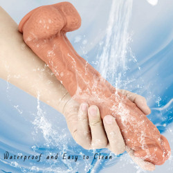 12 inch waterproof soft silicone dildo