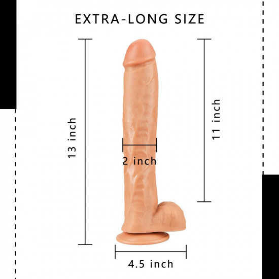 13 inch dildo huge realistic long