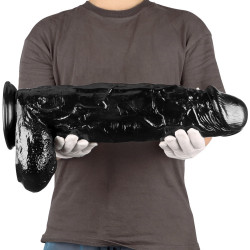 18 inch dildo black thick giant