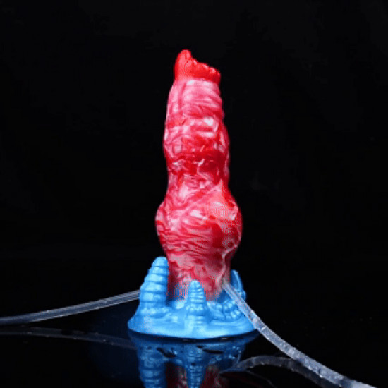 2-in-1 inflatable ejaculating dildo dildo