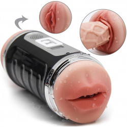 3d realistic double head automatic masturbator