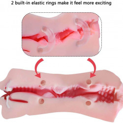 3d realistic oral blow job deep throat  vagina pocket pussy stroker