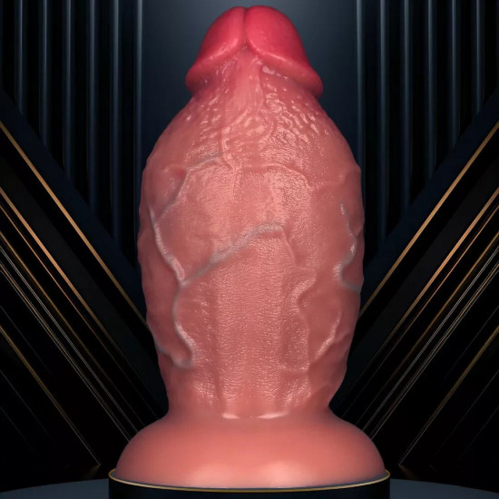 4 inch diameter wide realistic dildo