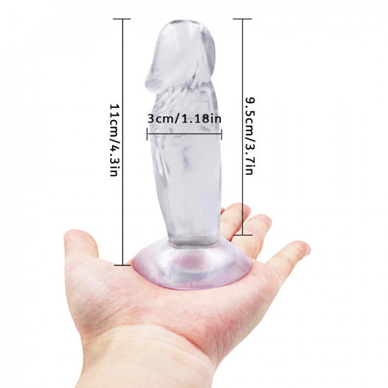 4 inch jelly dildo mini