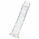 dildo gel transparent realistic jelly suction