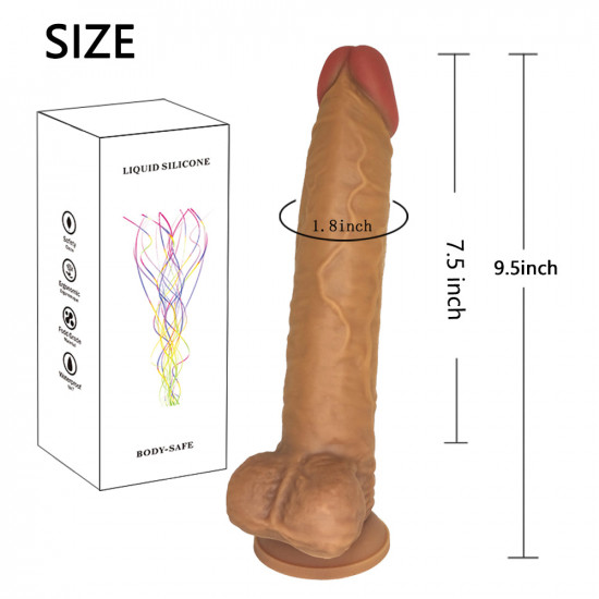 medical grade silicone dildo realistic suction cup