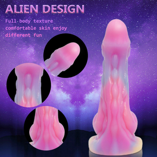 6.29 inch alien fantasy anal dildo