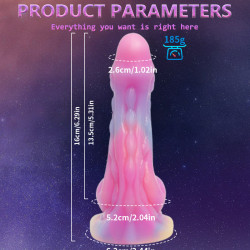 6.29 inch alien fantasy anal dildo