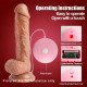 6.69 inch realistic dildo with vibrating