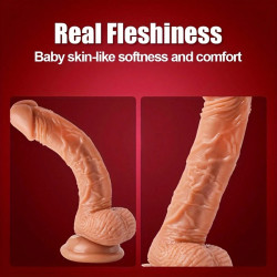 6.69 inch realistic dildo with vibrating