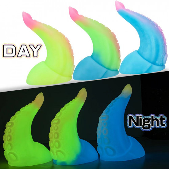 6.89 inch light up huge tentacle dildo