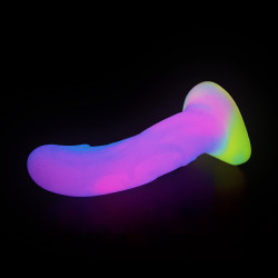 6 inch glow in the dark anal dildo