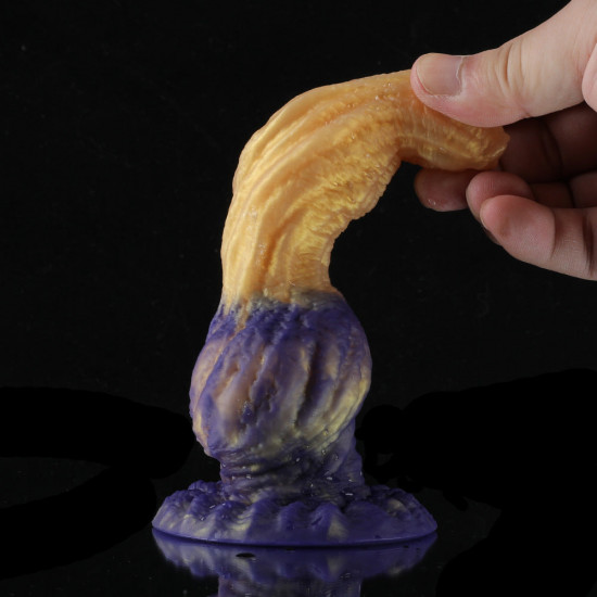 6 inch liquid silicone anal werewolf dildo