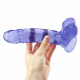 7 inch blue dildo