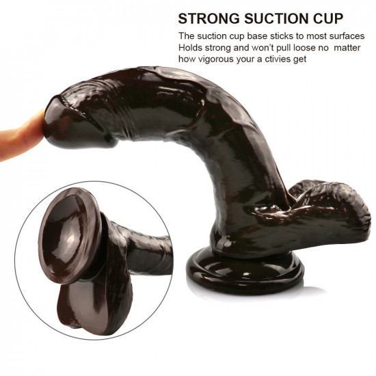 7 inch coffee dildo