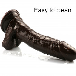 7 inch coffee dildo