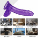 7 inch purple dildo