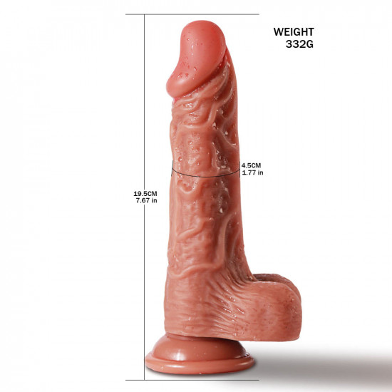 7.67 inch super realistic cheap dildo