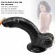 7 inch black dildo cock suction cup