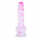 7 inch silicone jelly confetti dildos