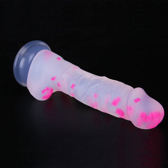 7 inch silicone jelly confetti dildos