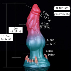 7 inch wolf dildo female sex toy