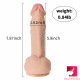 7.87in anal dildo deep pvc sex toy with blue veins