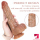 7.87in realistic penis super real dildo with blue veins for females