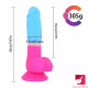 7.87in realistic soft human penis dildo for women gay lesbian