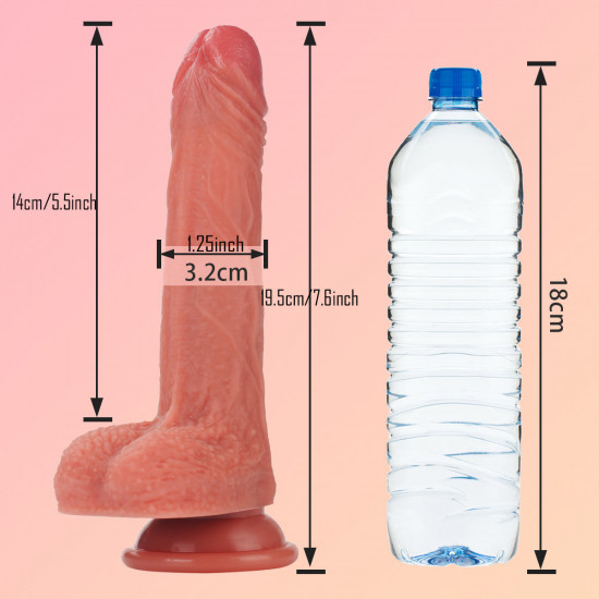 7 inch remote controlled vibrating dildo