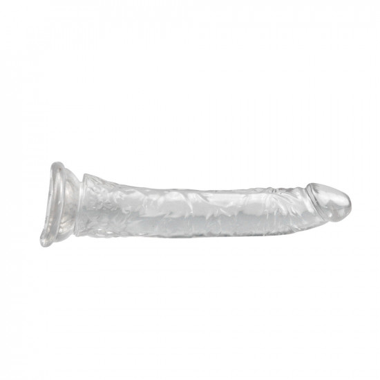 8 inch clear jelly dildo