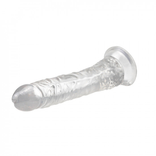 8 inch clear jelly dildo