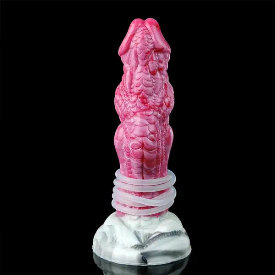 8 inch ejaculation strap on dragon dildo